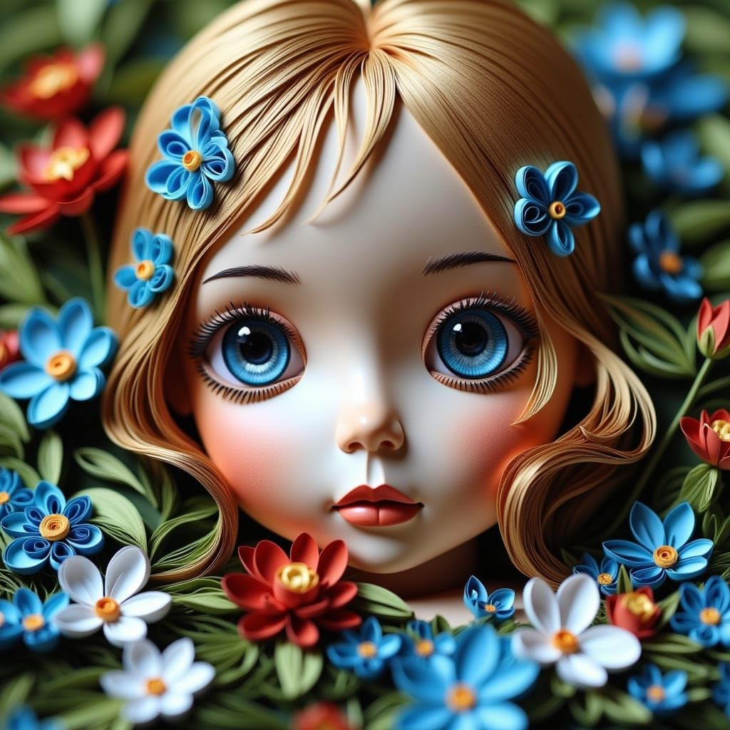 A Broken Doll in Whimsical Abandon