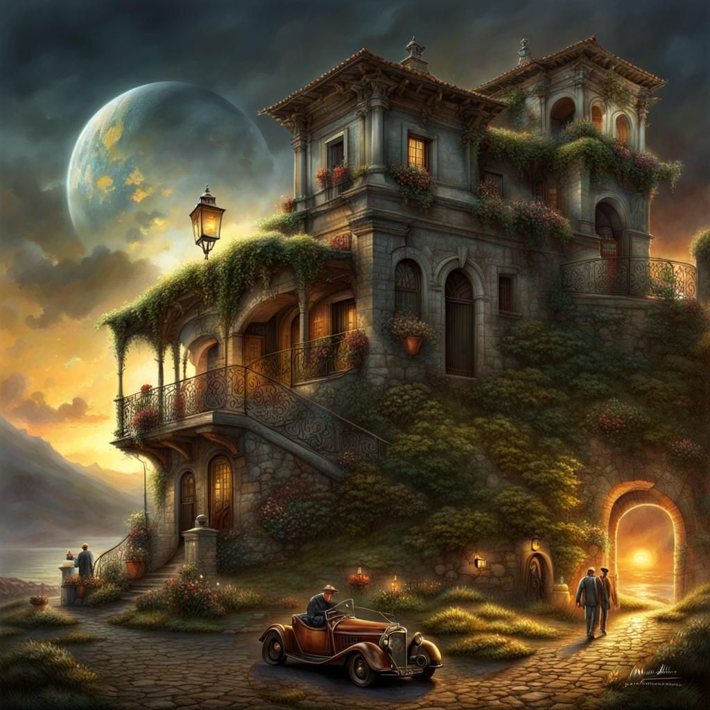 Intricate Tarot Card Illustration