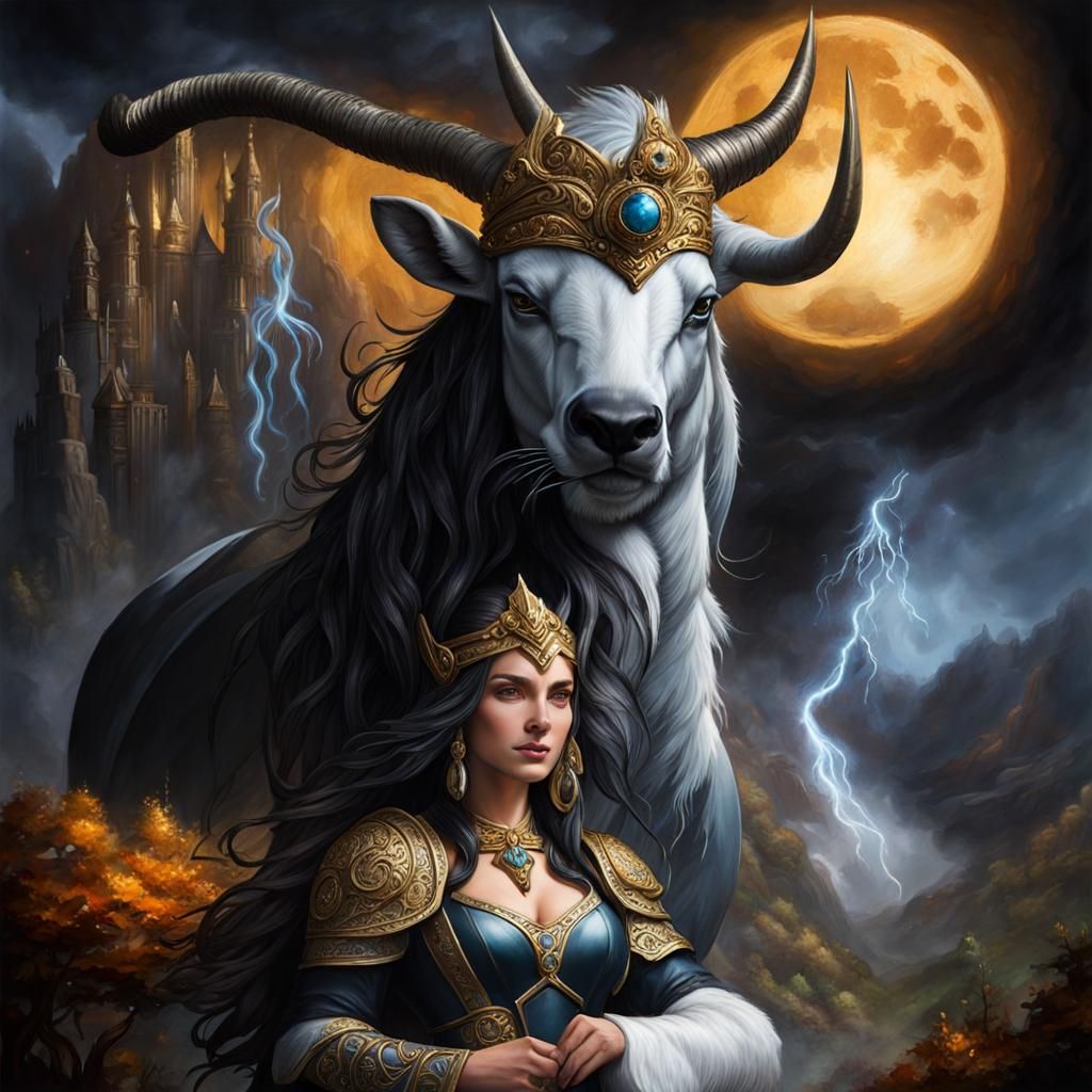 Fantasy Creature in Intricate Fantasycore Style