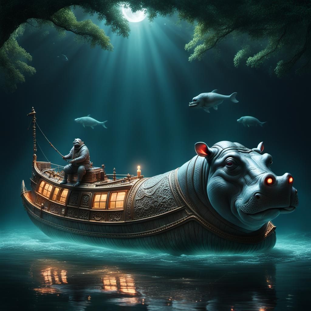 Hippo boat