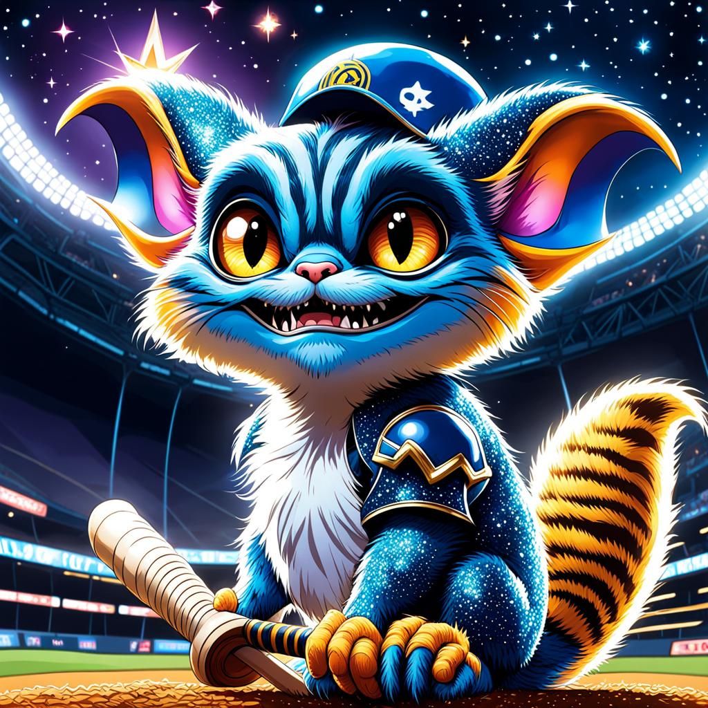 Intergalactic Gremlins Baseball Cosmic Clash in Glitterpunk ...