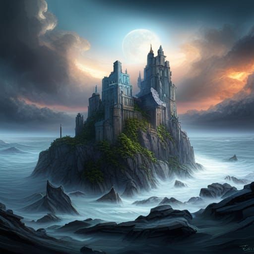 Cinematic Skull with Pirate and Death Symbols