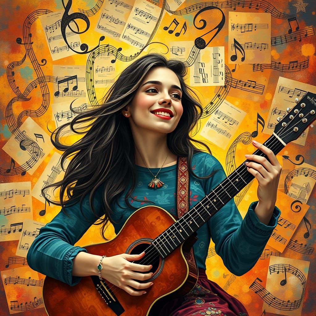 Joyful Harmony: A Vibrant Celebration of Music and Love