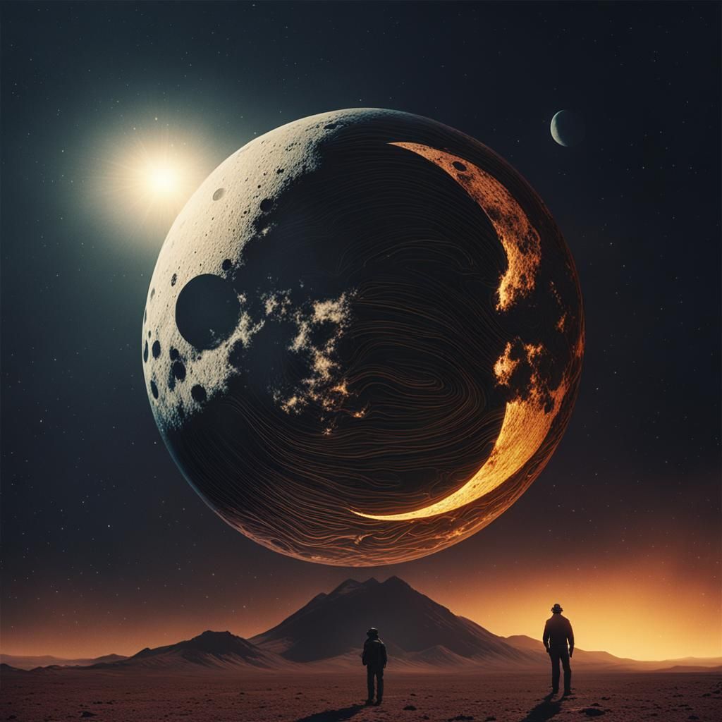 the sun and the moon