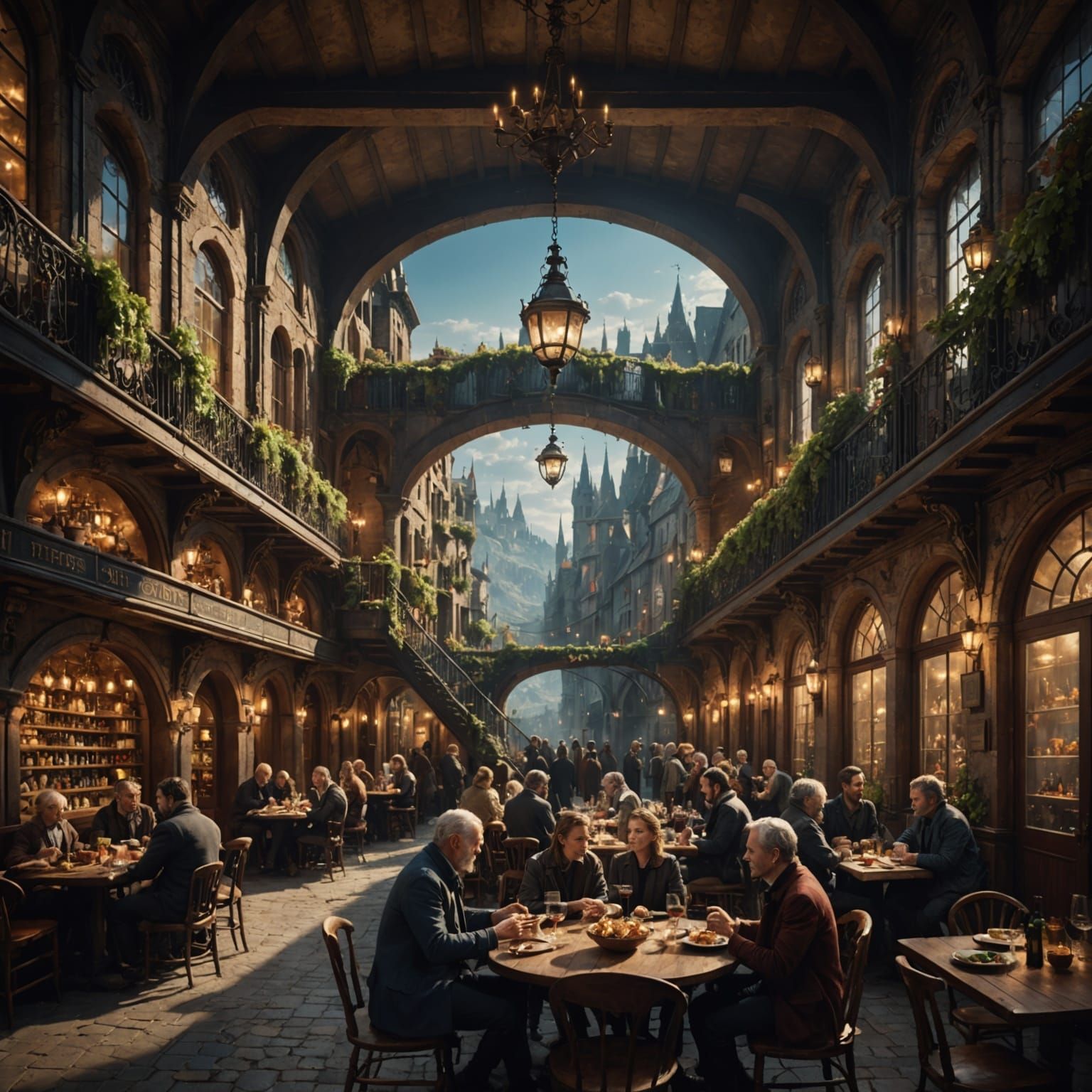 Stunning Epic Digital Landscape with Grandeur and Atmosphere