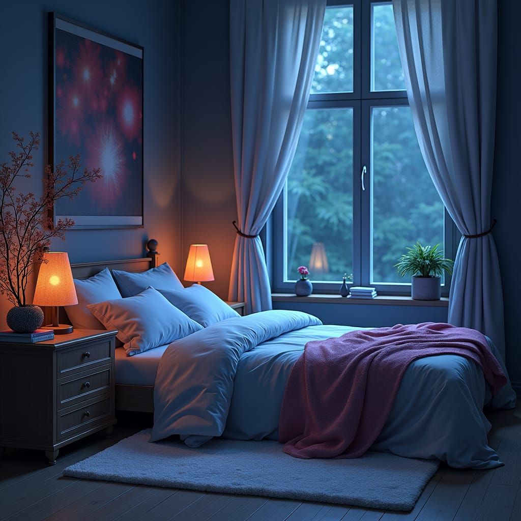 Fantastical Matte Painting in Deep Color