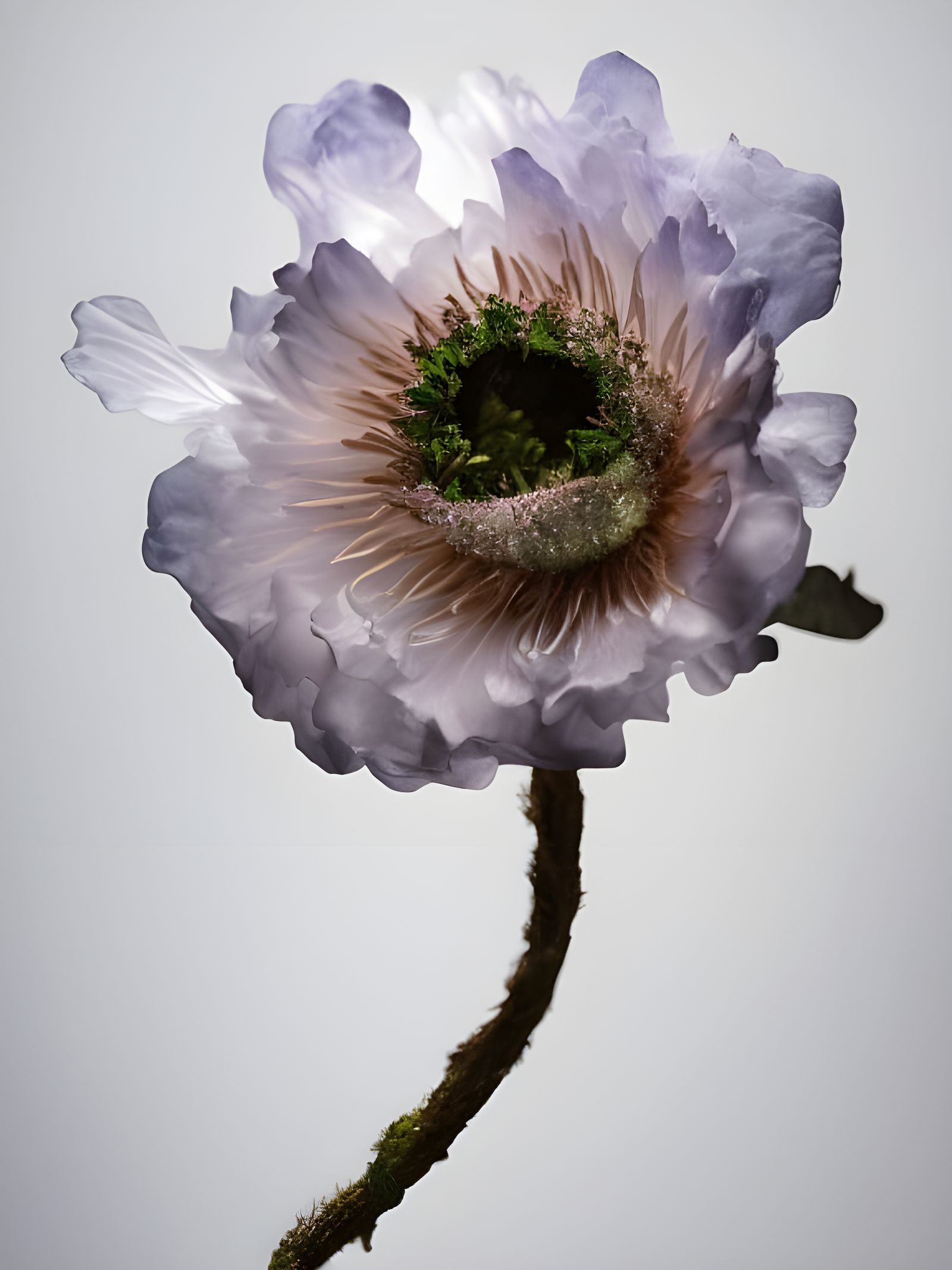 Dreamy Abstract Organic Structure in Hyperreal Detail