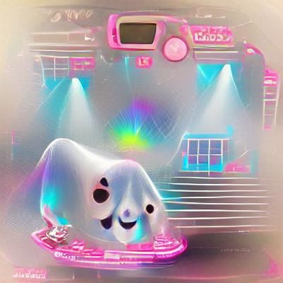 Kawaii Ghost at the Disco