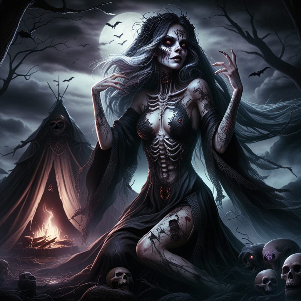 Eerie Darkness in a Creepy Cyberpunk Aesthetic