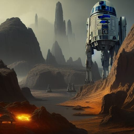Star Wars Concept Art in Unreal Engine 5