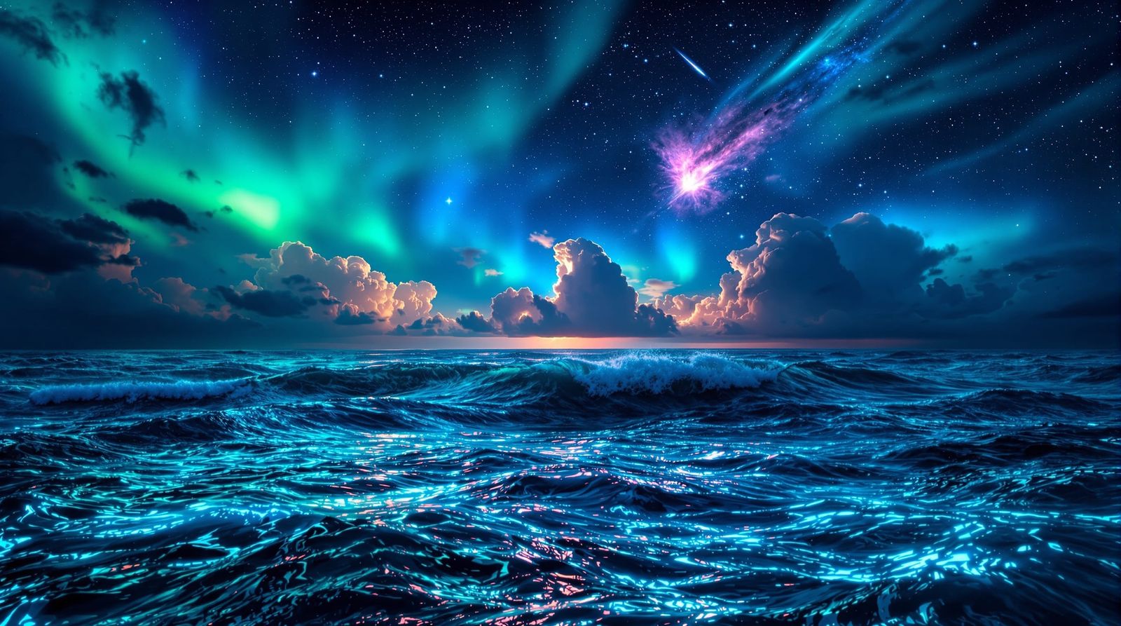 psychedelic ocean