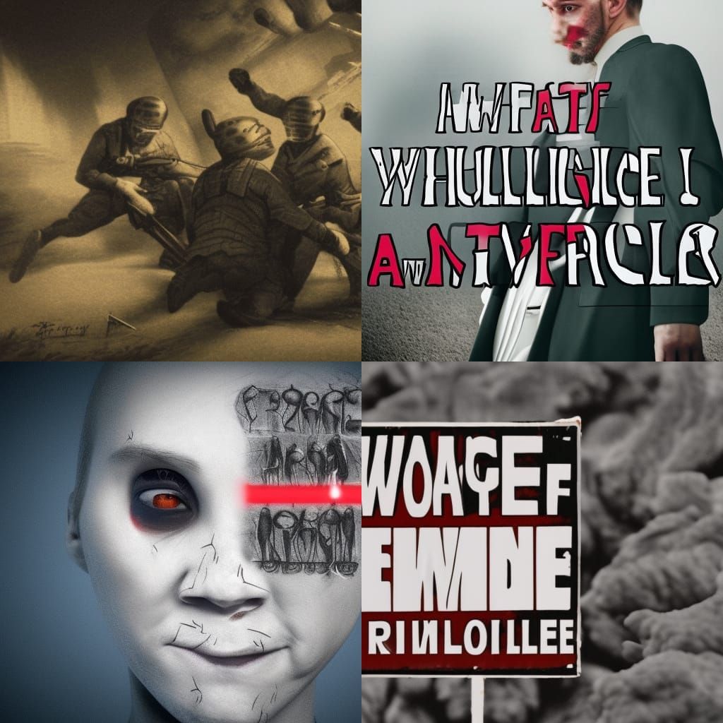 Conceptual Visualization of Psychological Warfare