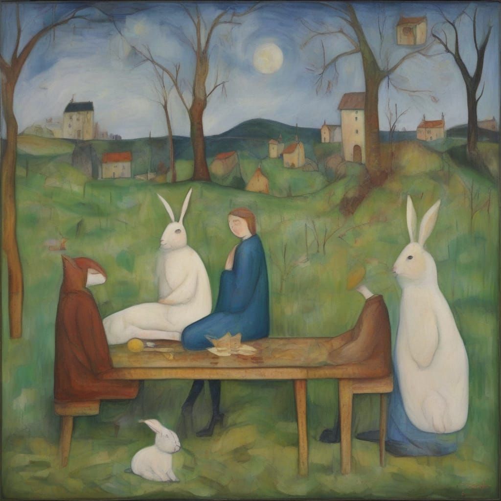 Leprechauns Emerge From Well, Snow-Covered Bench