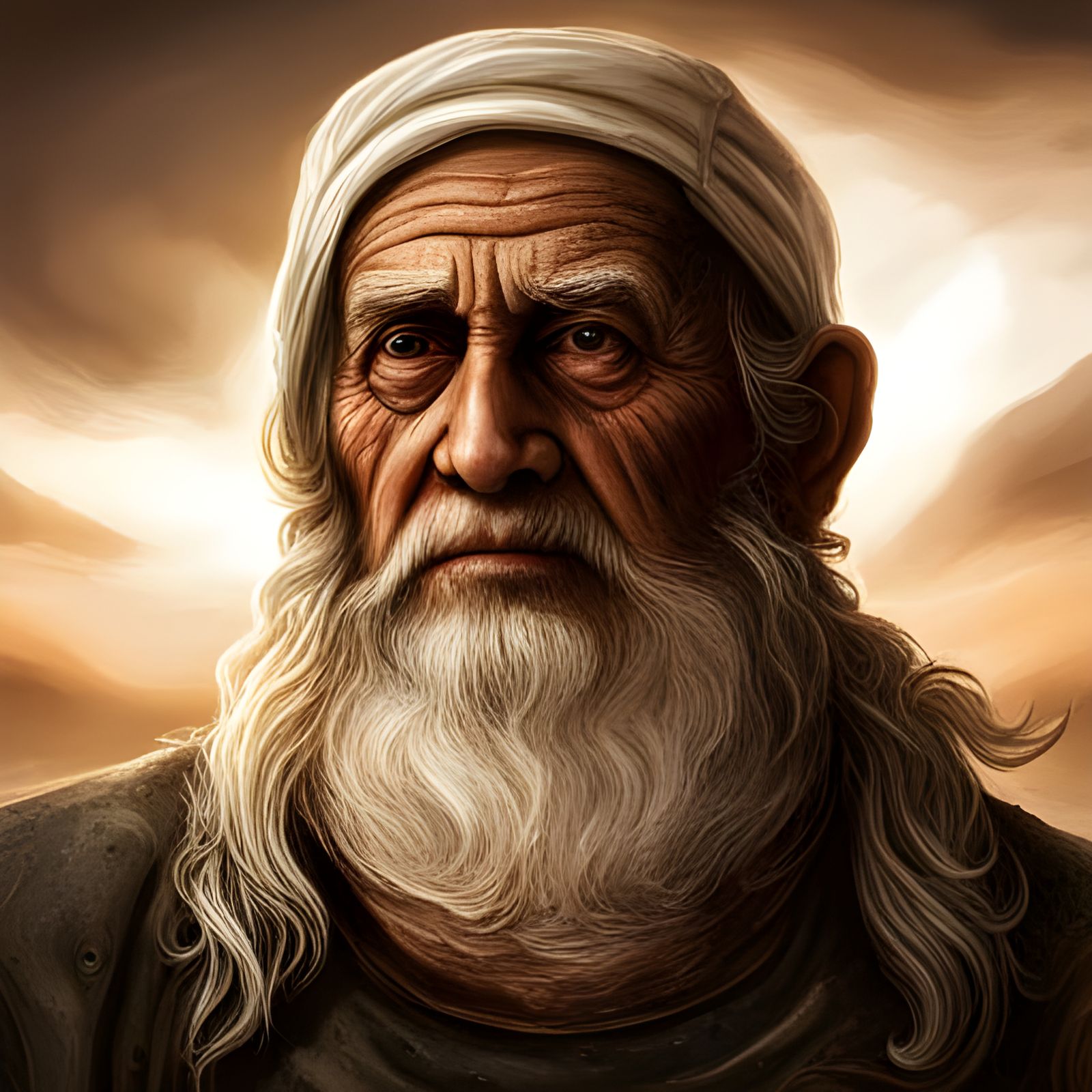 Syrian Desert Dweller in Renaissance Style