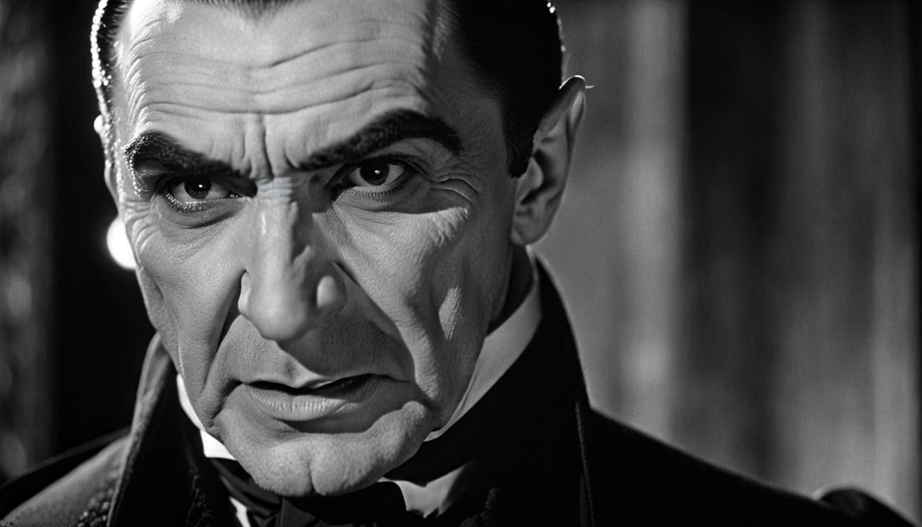 Bela Lugosi as Dracula: Victorian Horror Portrait