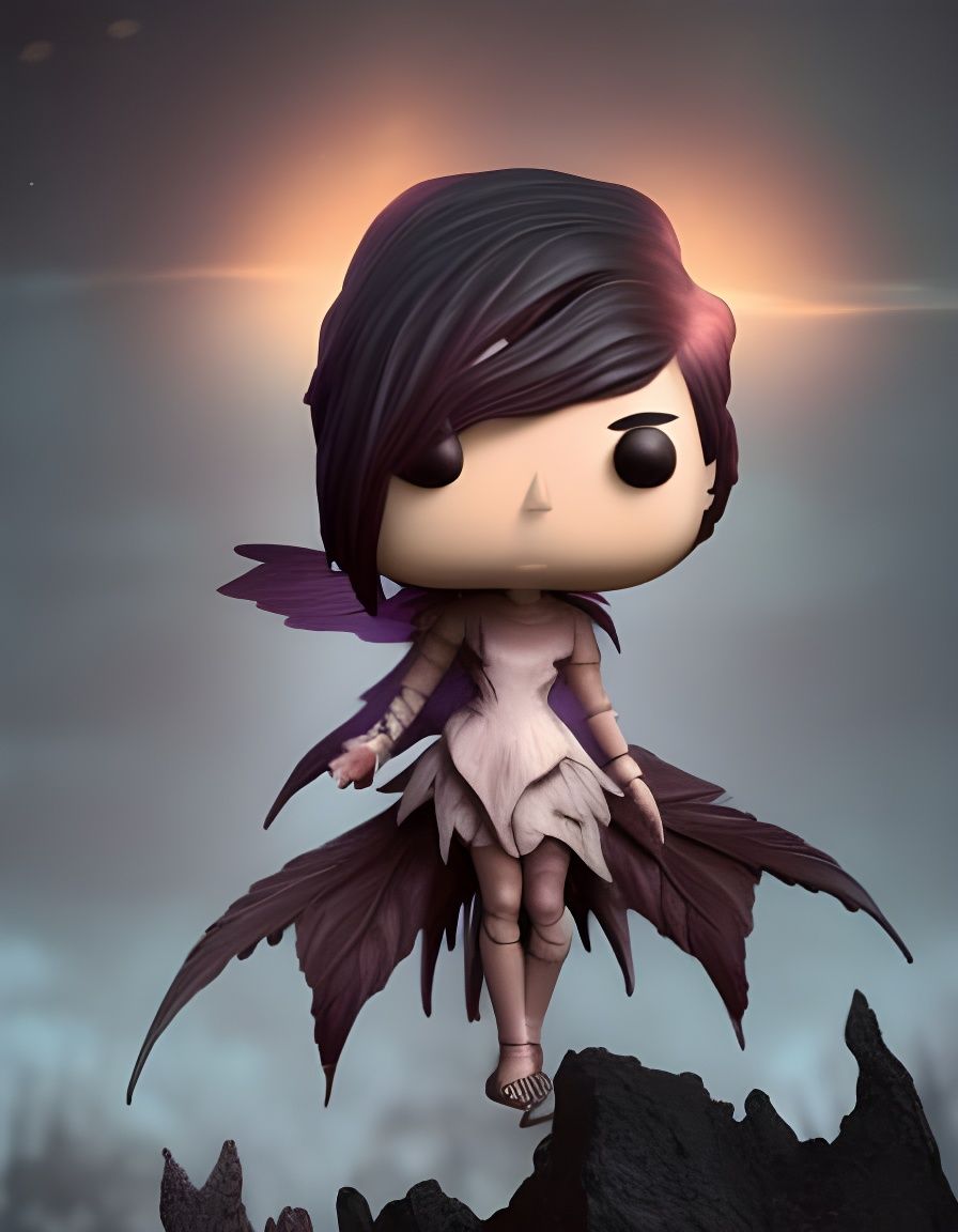 Dark Fairy Funko Pop Figurine in 3D