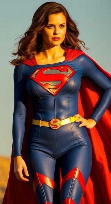 Jenna Coleman as Superwoman: Comic Book Art