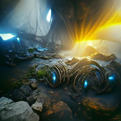 Mysterious Alien Artifact on Desolate Planet