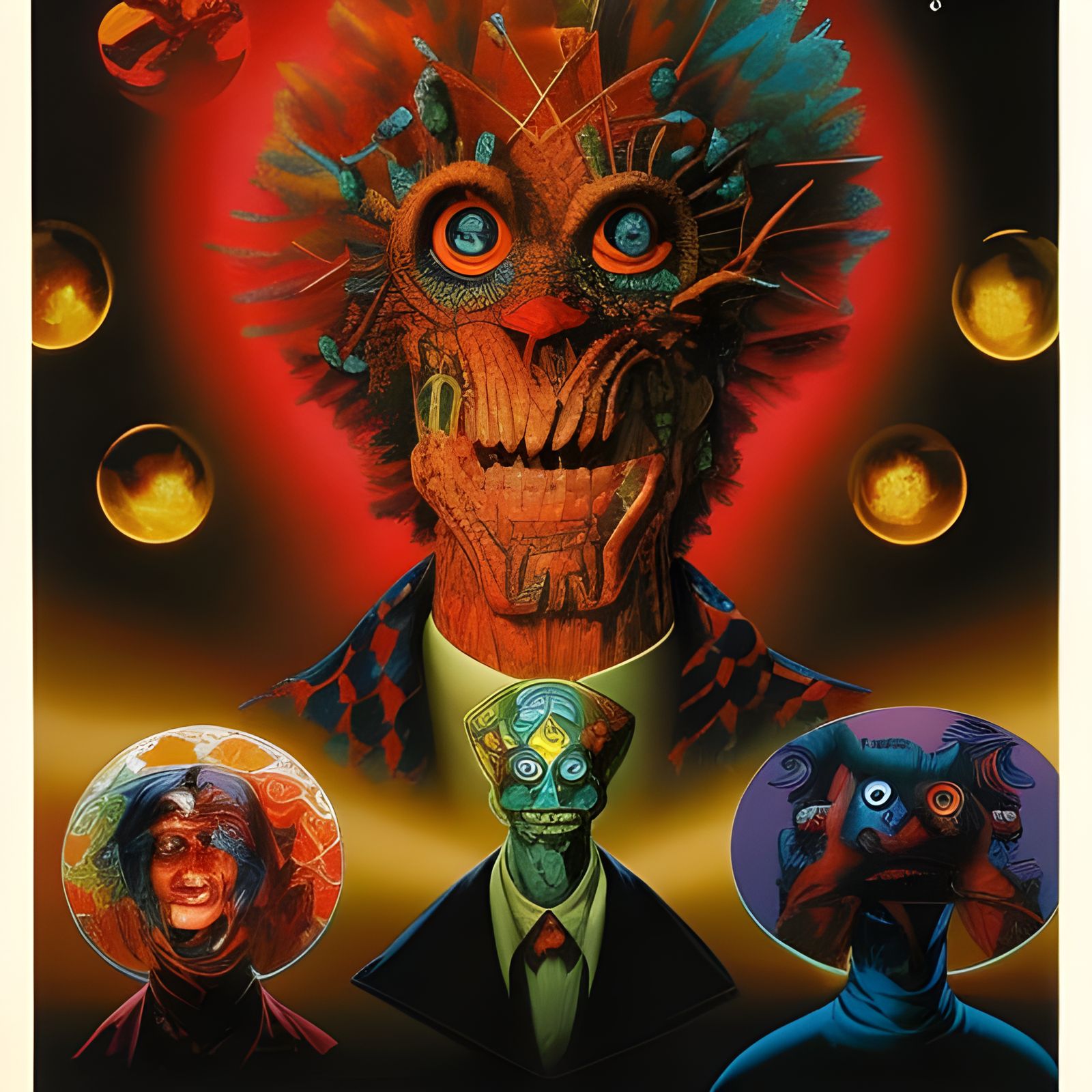 Weird Scientist Concept Art Portrait in 8K Resolution