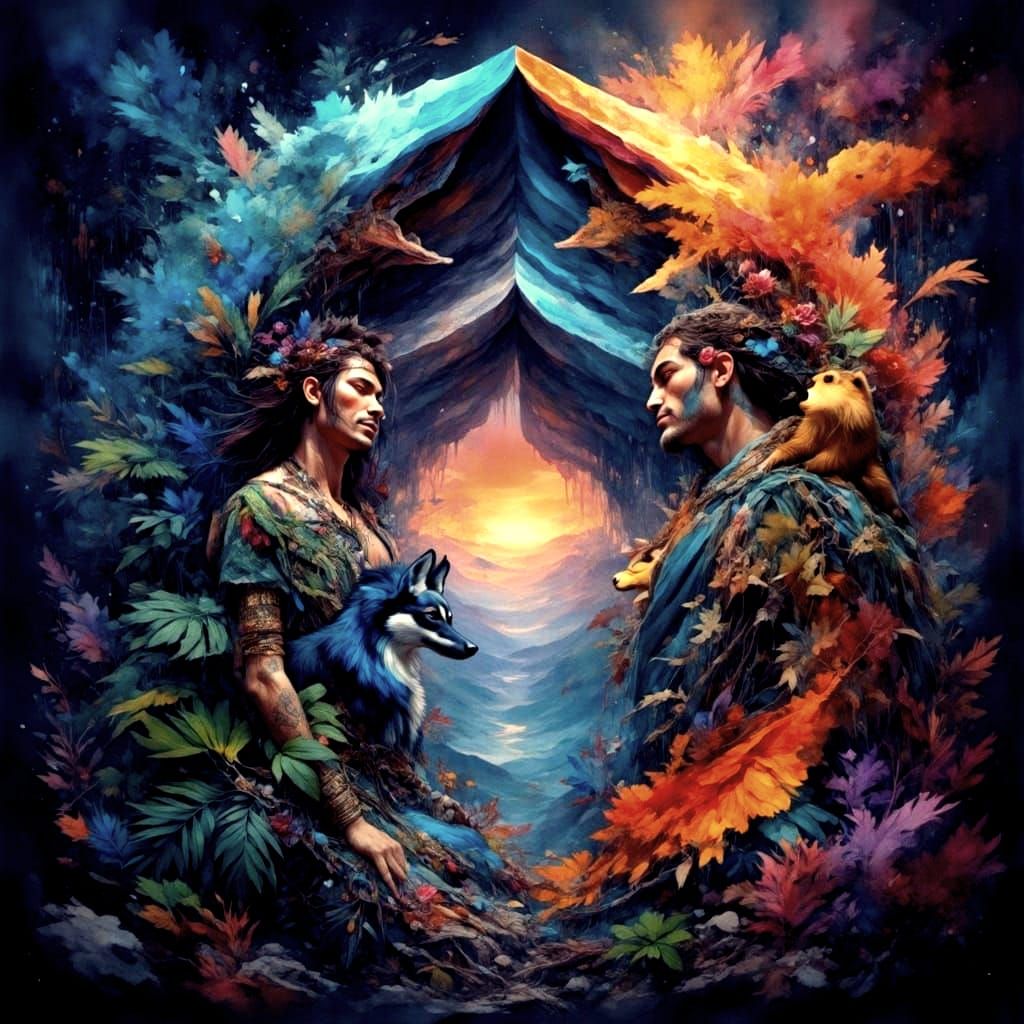 Timeless Harmony: Vibrant Expressions of Growth and Change