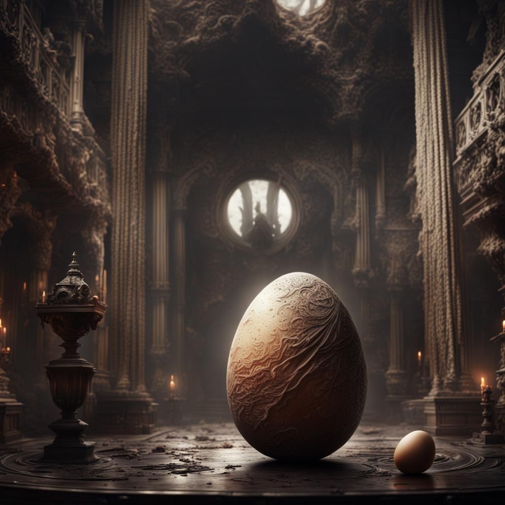 Evil Egg: A Dramatic Digital Matte Painting