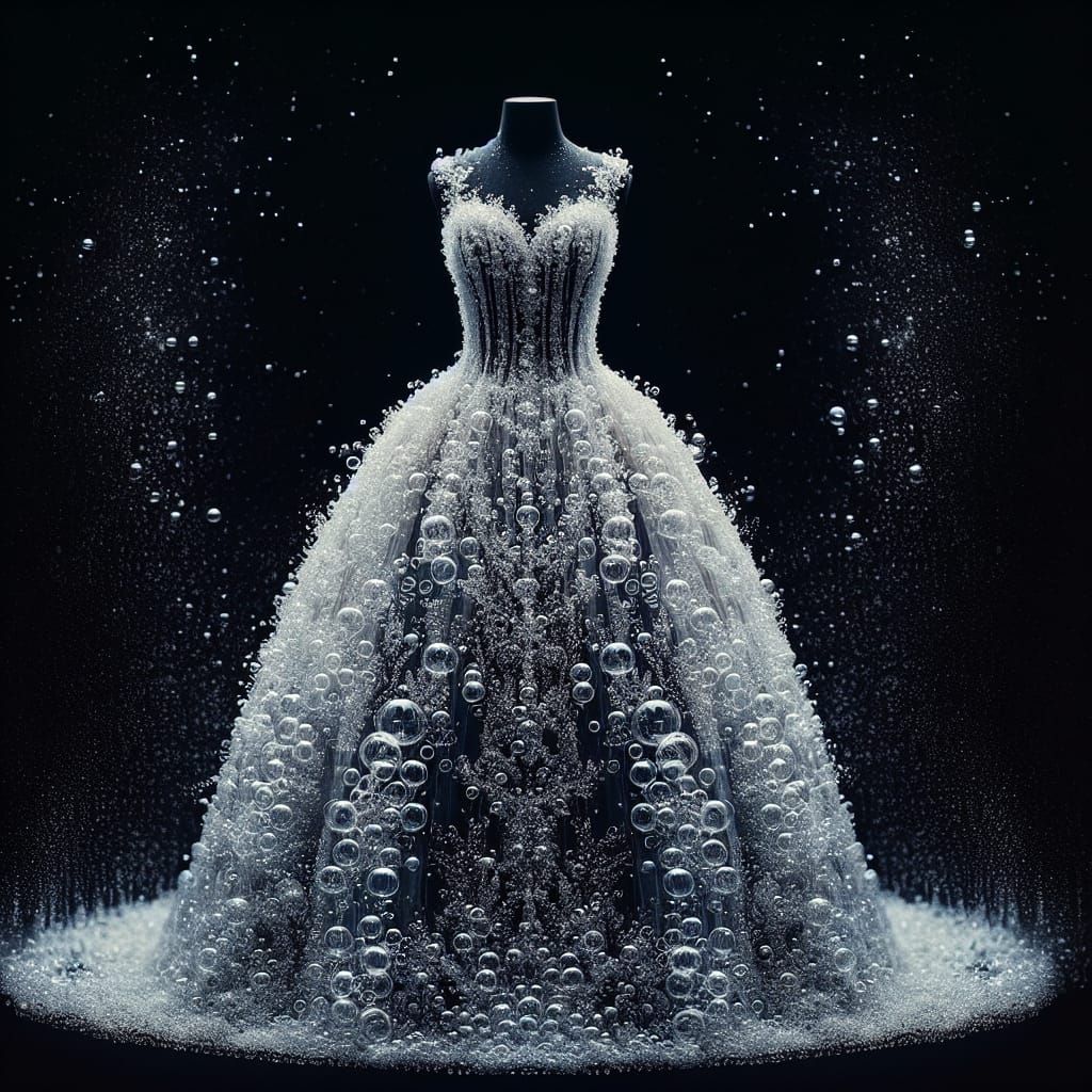 Effervescent Soda Bubble Gown in Ultra Detail