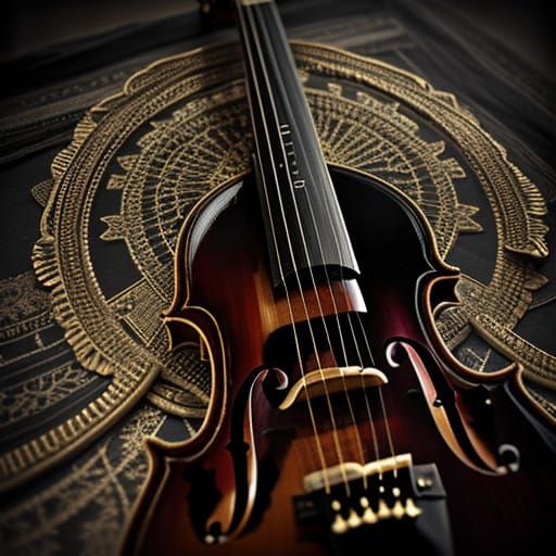 Intricately Detailed Hyperrealistic Musical Masterpiece