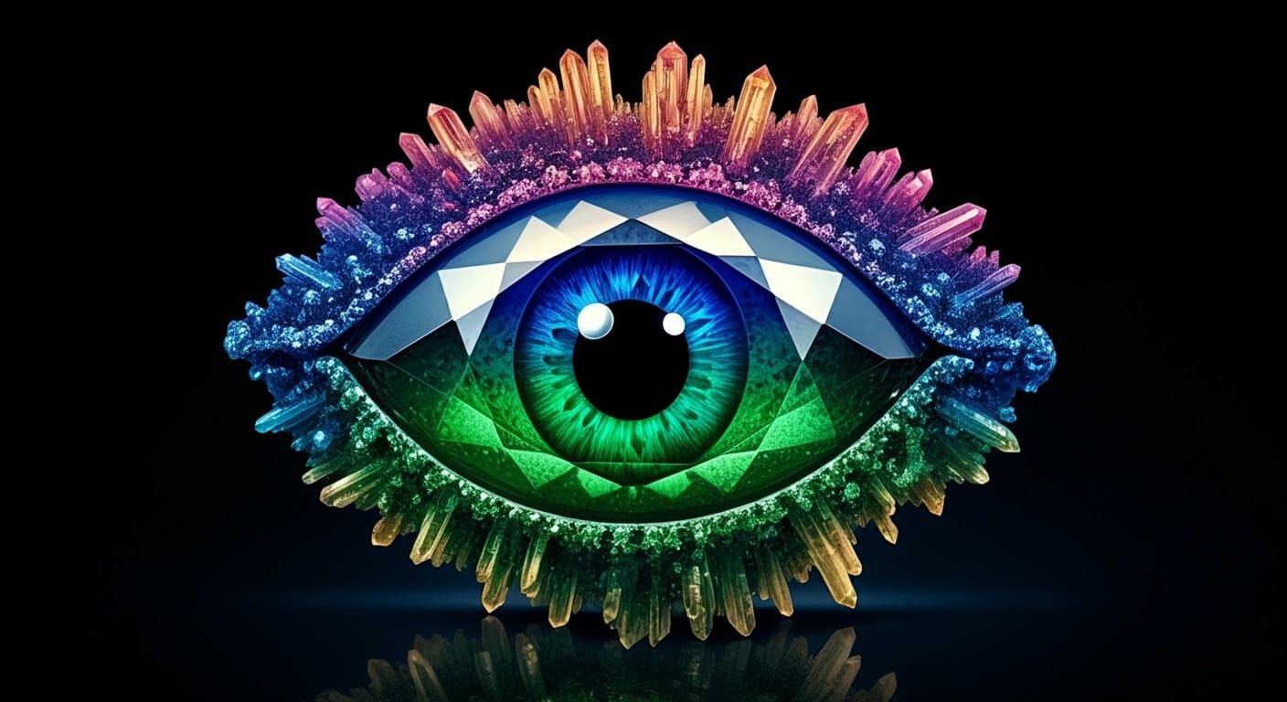 Majestic, One-of-a-Kind 'Eye of God' Gemstone in Baroque Sty...