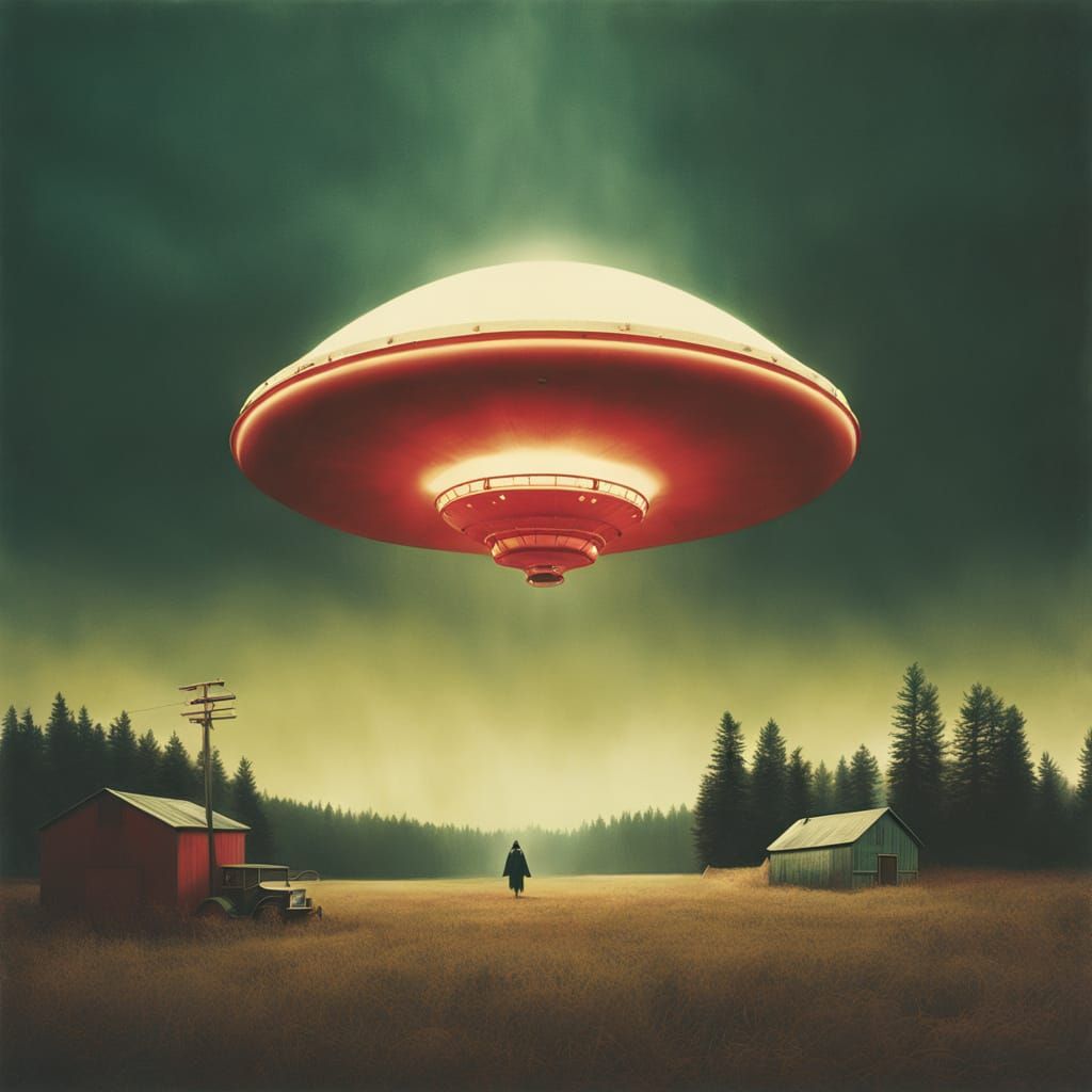 Majestic Matador in a Surreal Alien Landscape with a Dynamic...