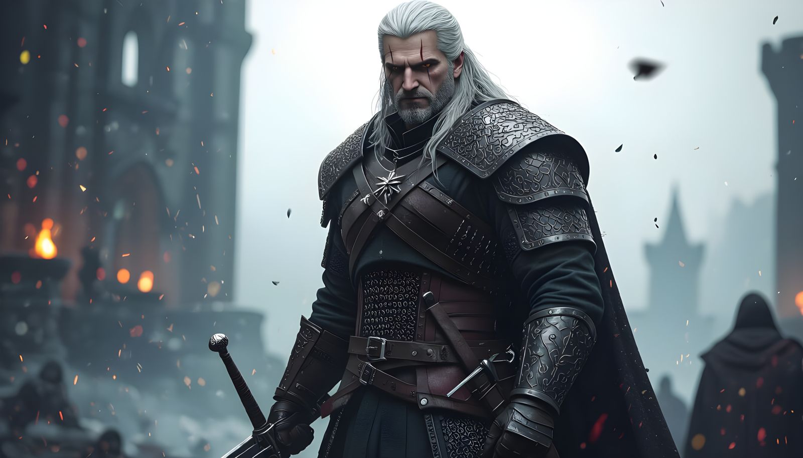 The Witcher in Parallel Universe: Hyperrealistic Vision