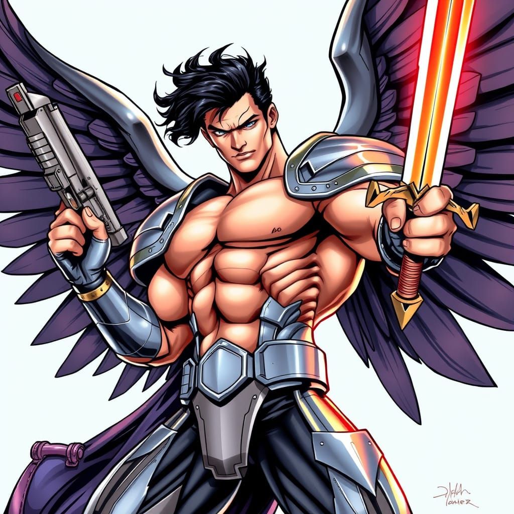 Cybernetic Hero Soars with High-Octane Action