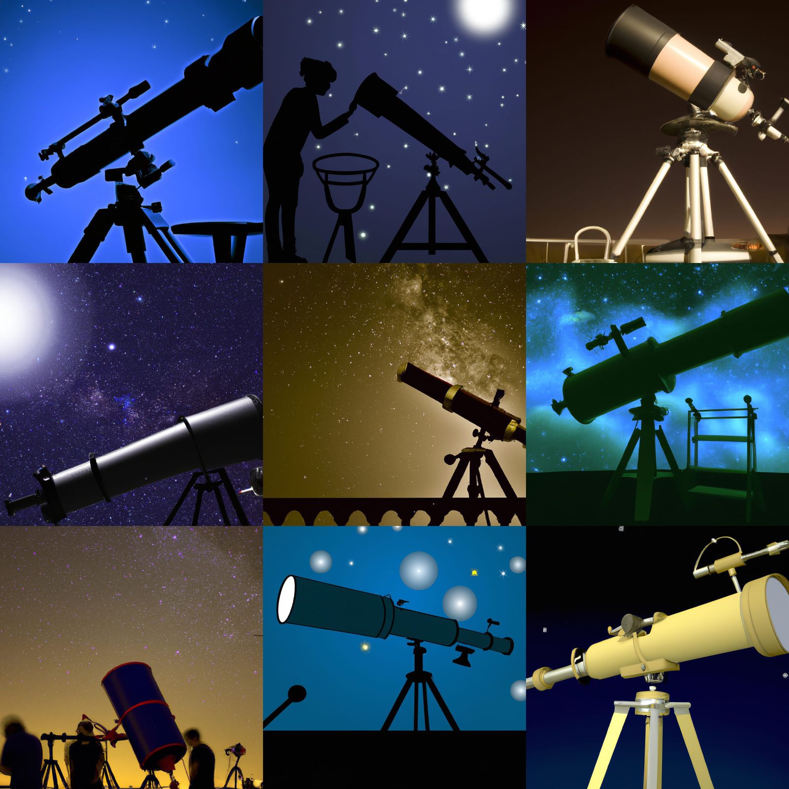 AI Generated Image of Astronomy Concept