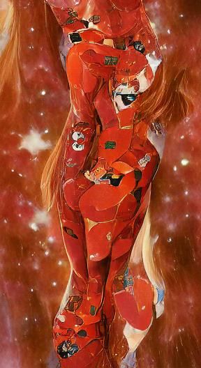 Asuka's Transformation: An Art Nouveau Interpretation