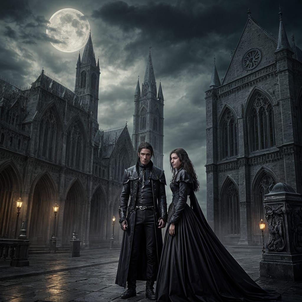 Forbidden Love Amidst Gothic Shadows