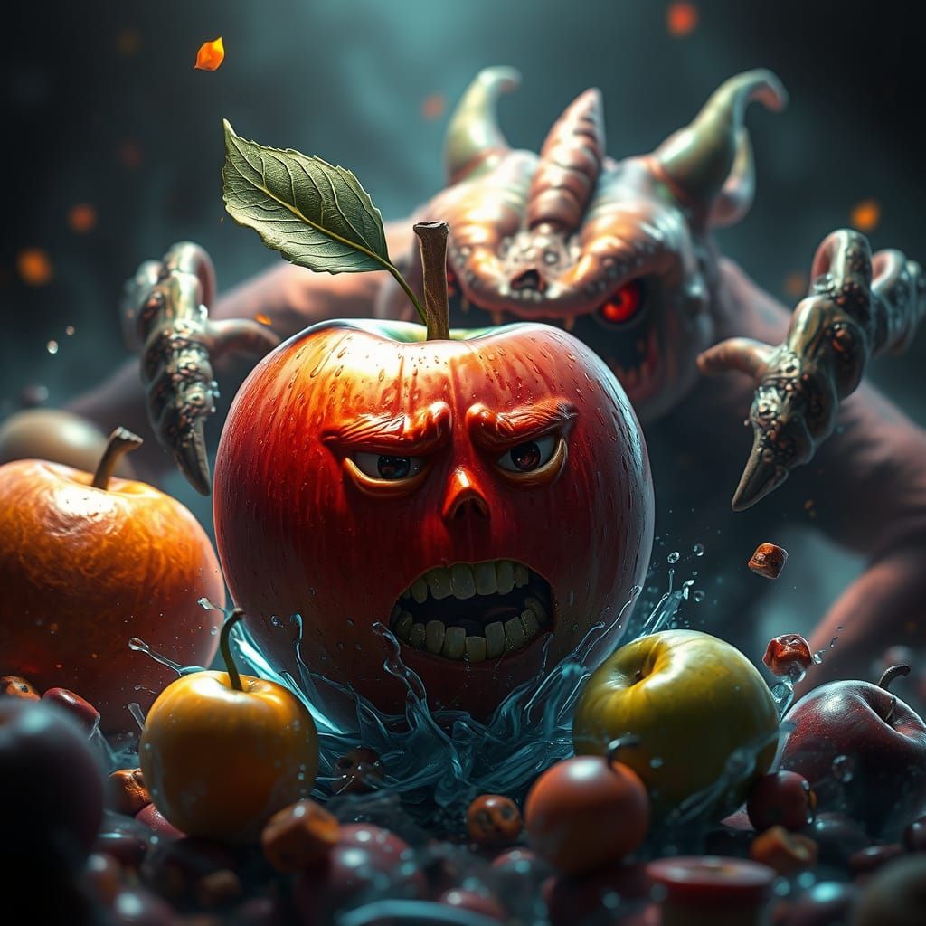 Fearful Fruits in a Haunting Landscape