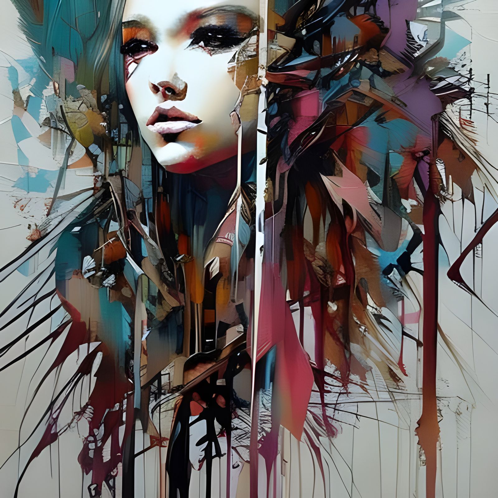 Expressive Oil Painting of Something Adorable