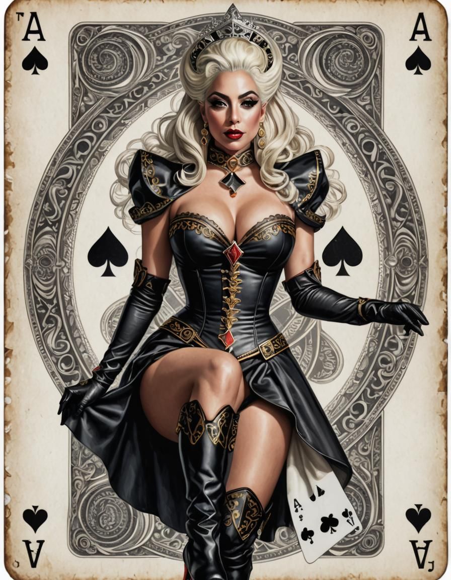 Hyper-Realistic Pinup in Harlequin Costume