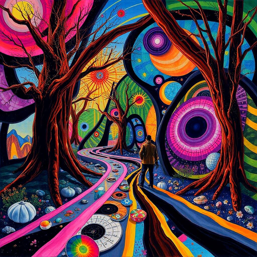 Vibrant Colors Erupt in a Merging of Senses