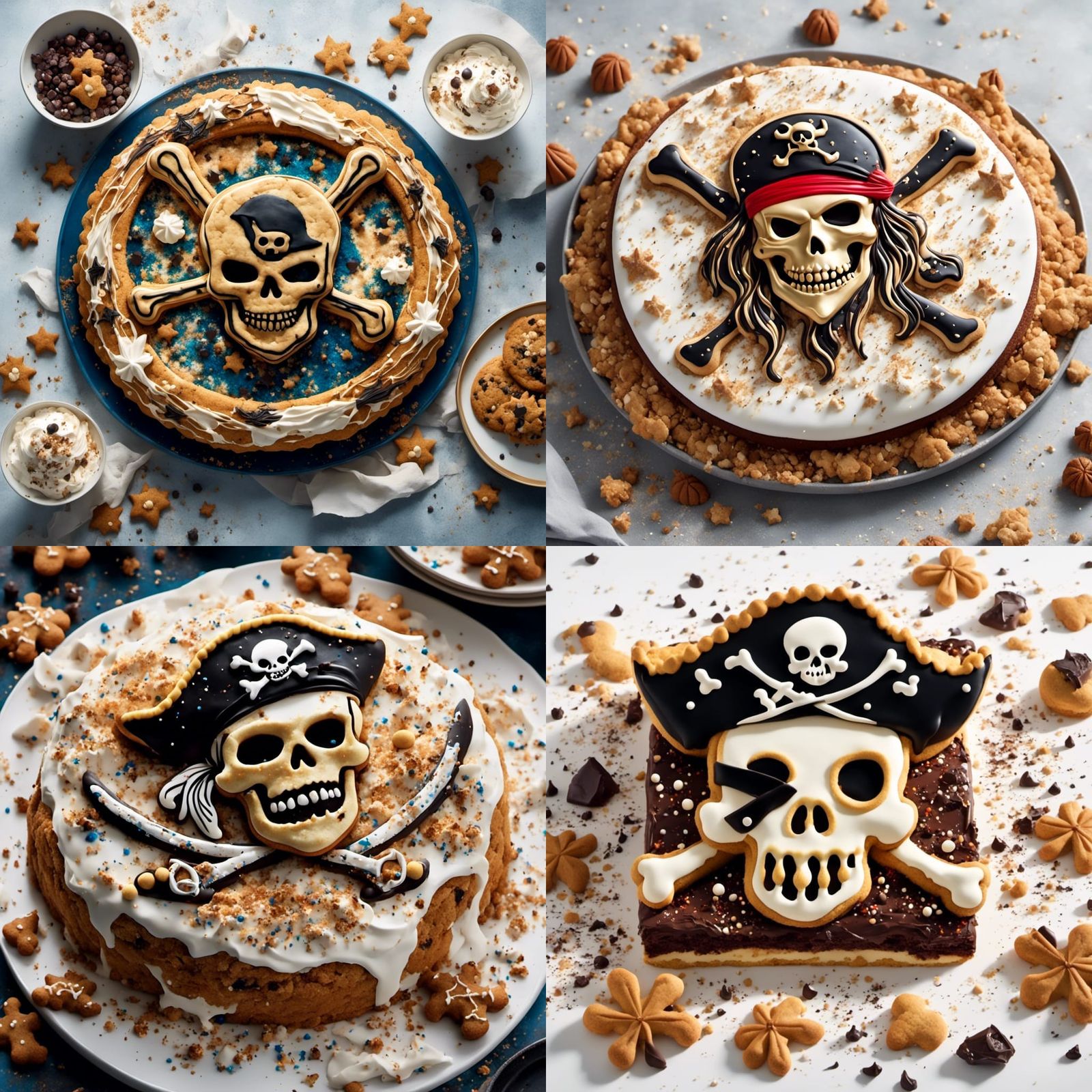 Pirate Cookie Generated by AI Model