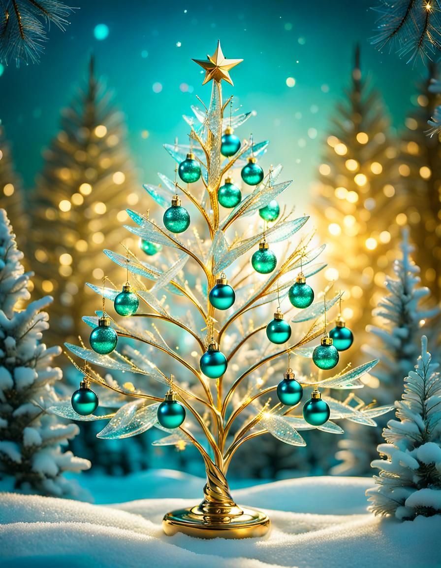 Crystal Christmas Tree