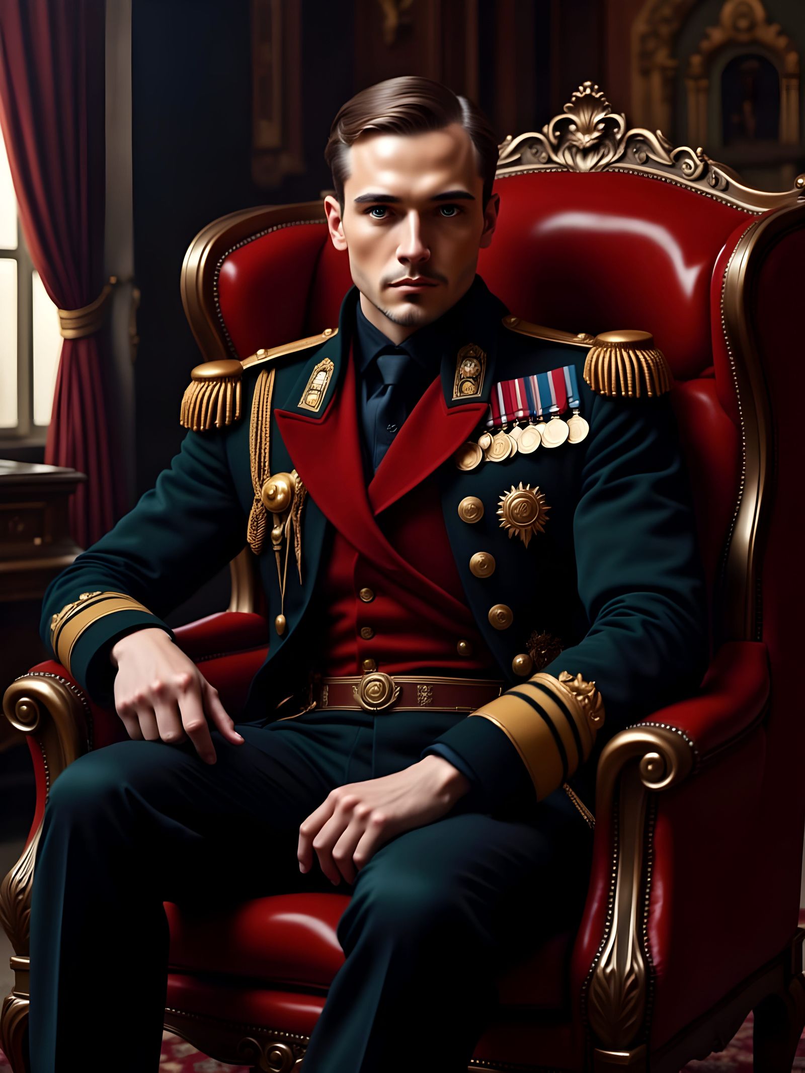 Historic Portrait of a Man in Formal Attire