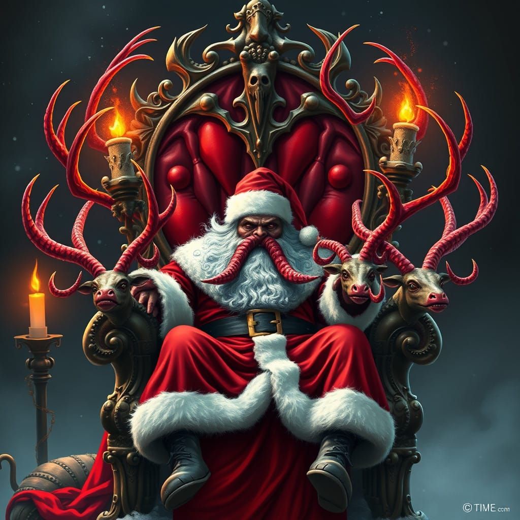 Cthulhu Santa Claus Reigns over the Darkest Holidays