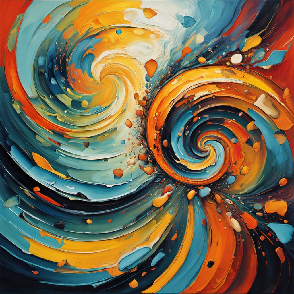 Dreamlike Cubist Masterpiece in Vibrant Oil