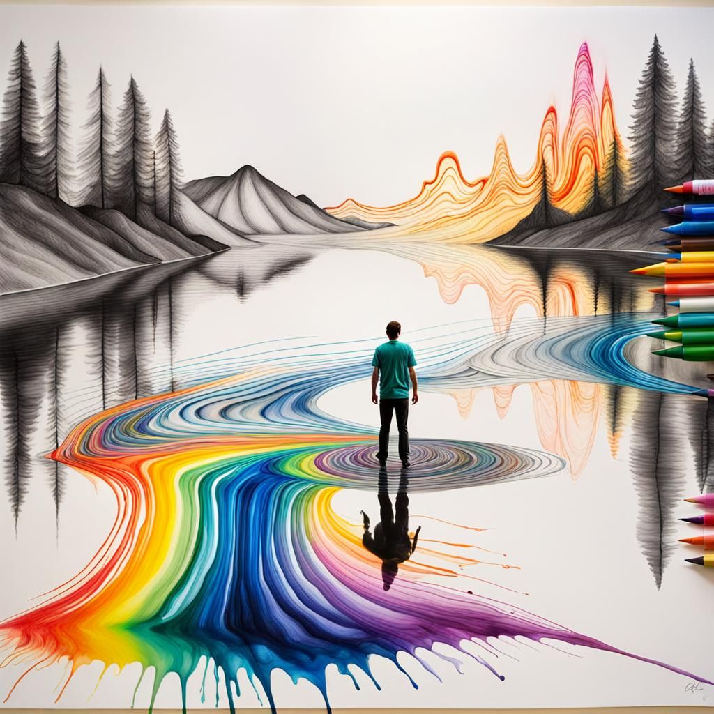 Dreamer in Vibrating Non-Newtonian Fluid Lake