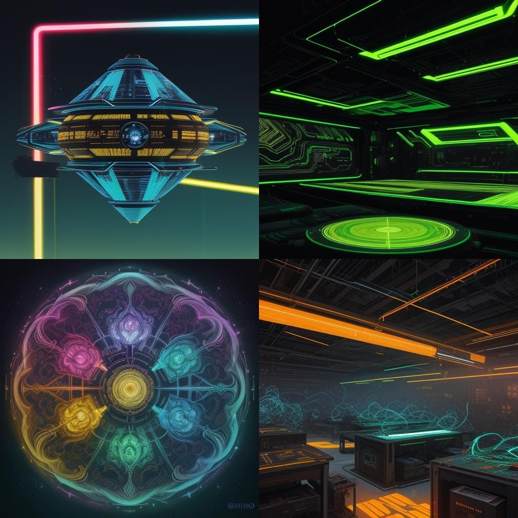 Retrofuturistic Motherboard: Digital Art in Dye-Transfer