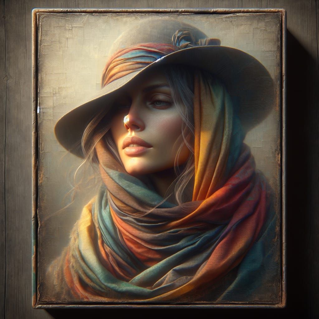 Vintage Magazine Cover: Beautiful Woman's Yearning