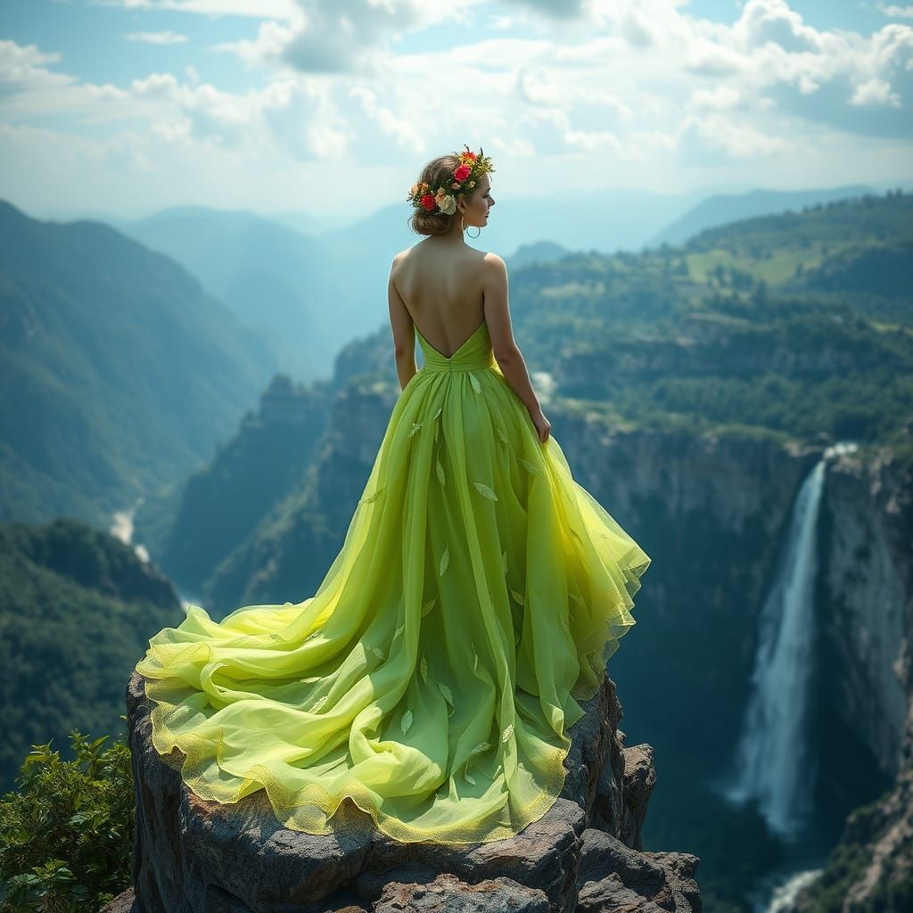 A captivating cinematic masterpiece by Annie Leibovitz, feat...