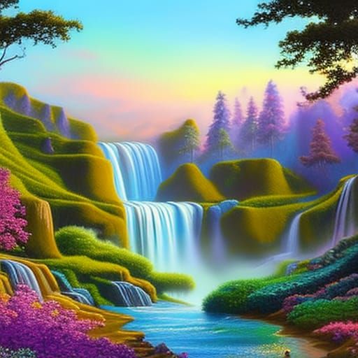 Fantasy Waterfall
