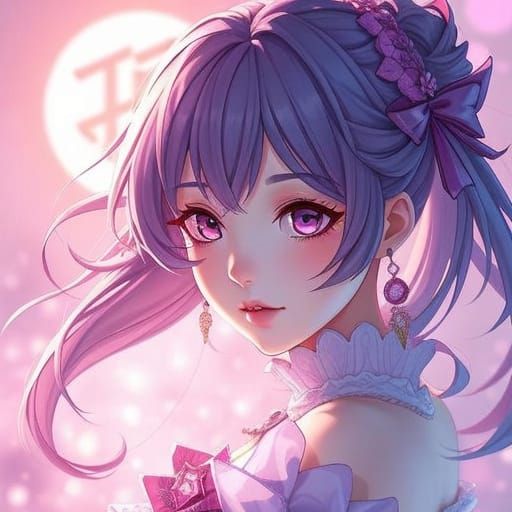 Anime Style 3D Art Inspired by WLOP