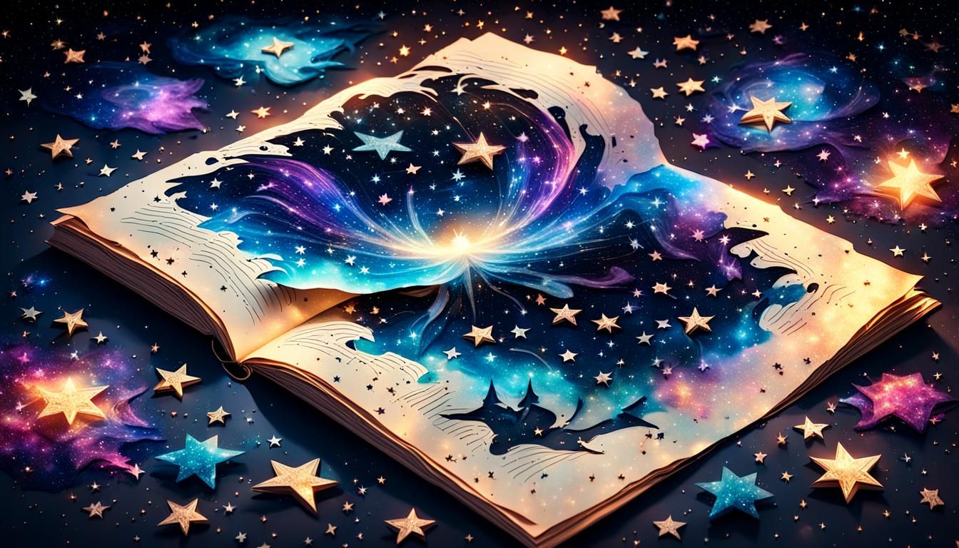 Stardust Masterpiece in Cosmic Ink